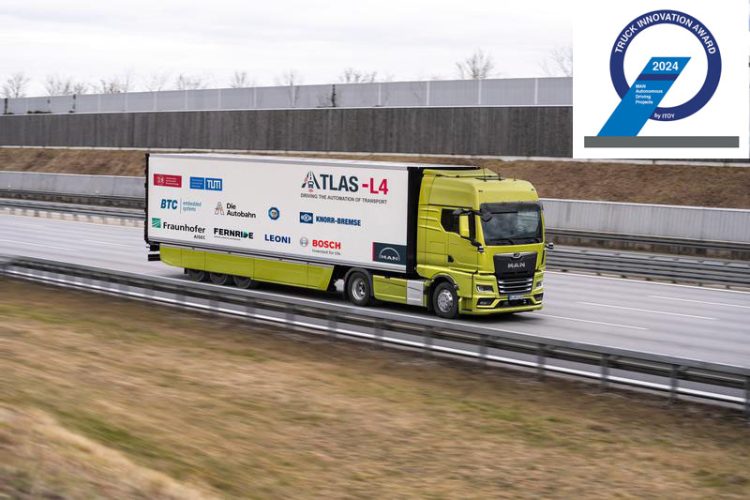 MAN спечели Наградата за иновации при камионите за 2024 с проектите си за автономни камиони