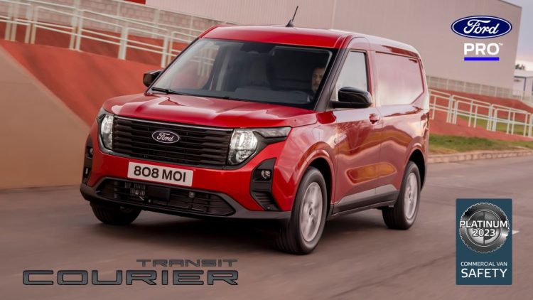Ford Transit Courier получи платинена оценка на Euro NCAP