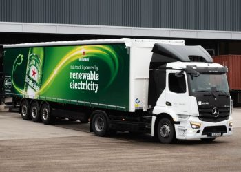 Heineken прави първите трансгранични курсове на електричество с eActros