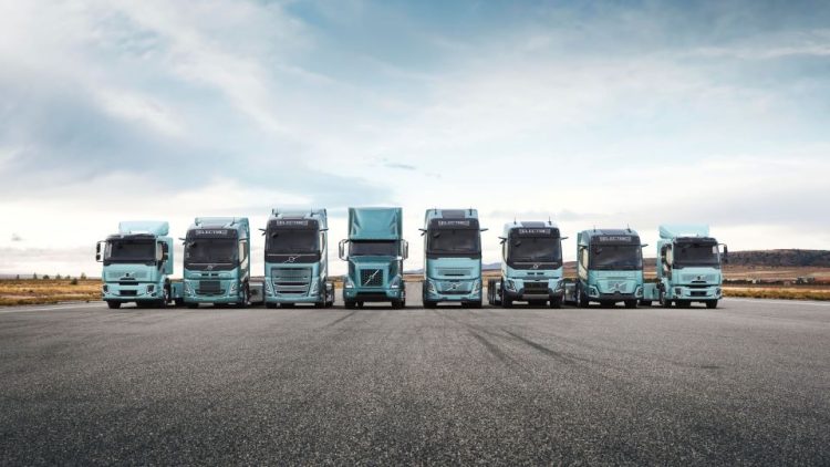 Volvo постигна кота 5 000 продадени електрически камиона 
