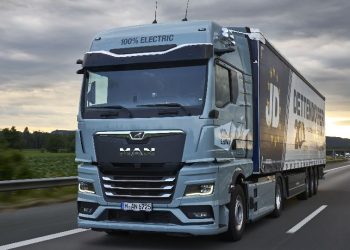 MAN eTruck премина нощни тестове на прохода Бренер