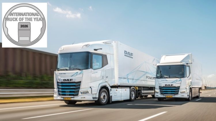 DAF XD Electric и XF Electric – с титлата Международен камион на годината 2026